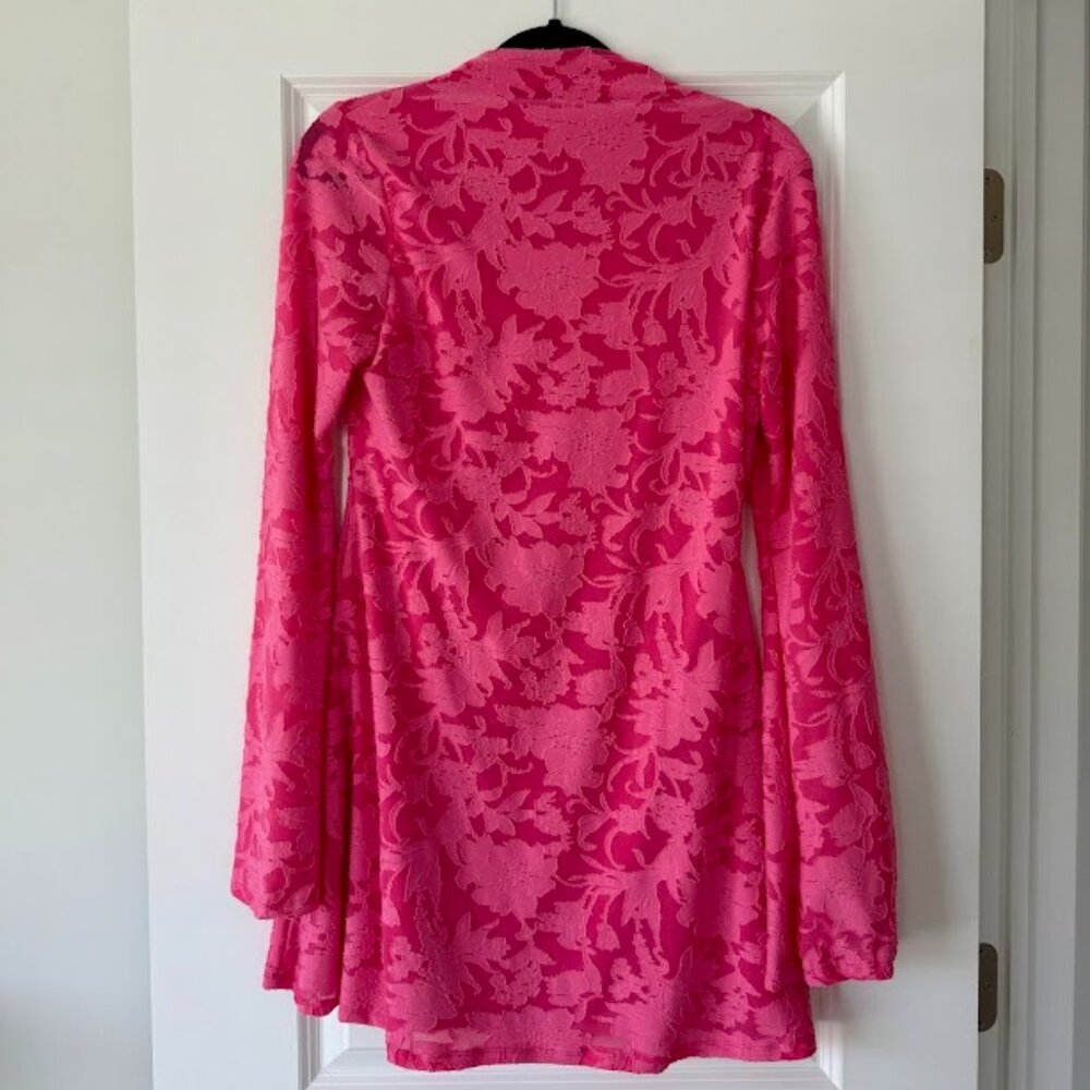 Lulus Women's Pink Low Back Mini Dress